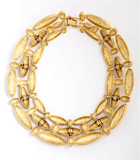 givenchy catalog of costume jewelry 1960's|Givenchy costume jewelry necklace.